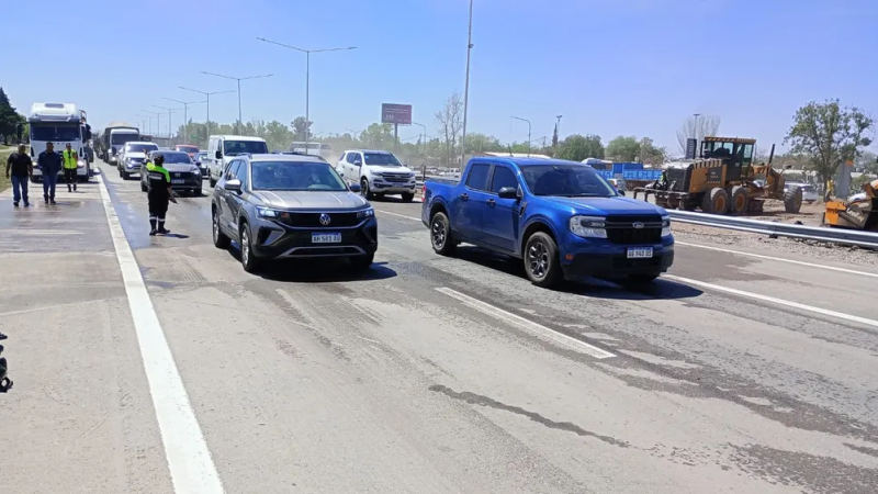 Habilitaron parcialmente el tránsito en el Acceso Sur y confirmaron la finalización total para este sábado